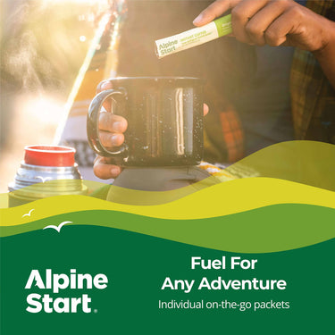 Alpine Start Premium Instant Coffee, Medium Roast Original Blend Arabica Coffee, Dairy, Soy & Gluten Free 30 Servings, 3.3 oz (Pack of 1)